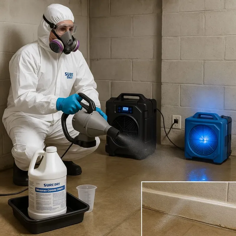 Sanitization and Odor Removal process in Perkins, OK